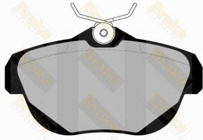 BRAKE ENGINEERING pa1751 -  Комплект тормозных колодок, дисковый тормоз